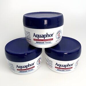 3‎ Pack Lot Aquaphor Healing Ointment Advanced Therapy Skin Protect 3.5 Oz / 99g